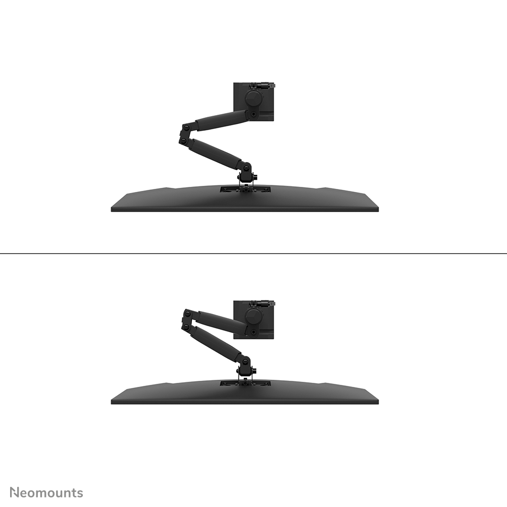 Neomounts DS60-600BL1 Monitorarm 10-32" - Quick Fix - 180°-Stopp